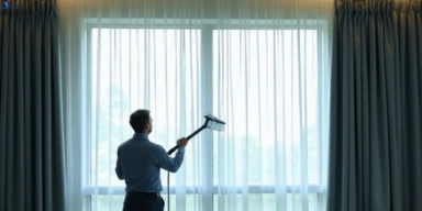 Commercial drapes cleaning service moores-pocket hotels offices